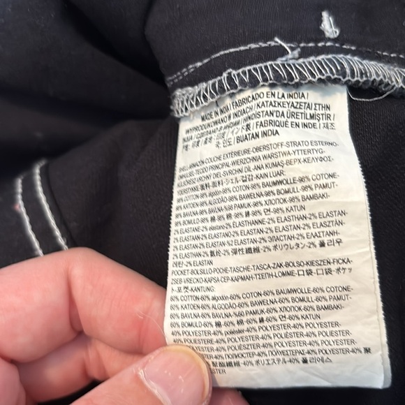 Vans In The Know women’s black canvas jean jacket size medium - Picture 8 of 8